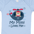 thumbnail image 4 of Inktastic Mimi Loves Me Grandson Boy Bear Boys Baby Bodysuit, 4 of 5