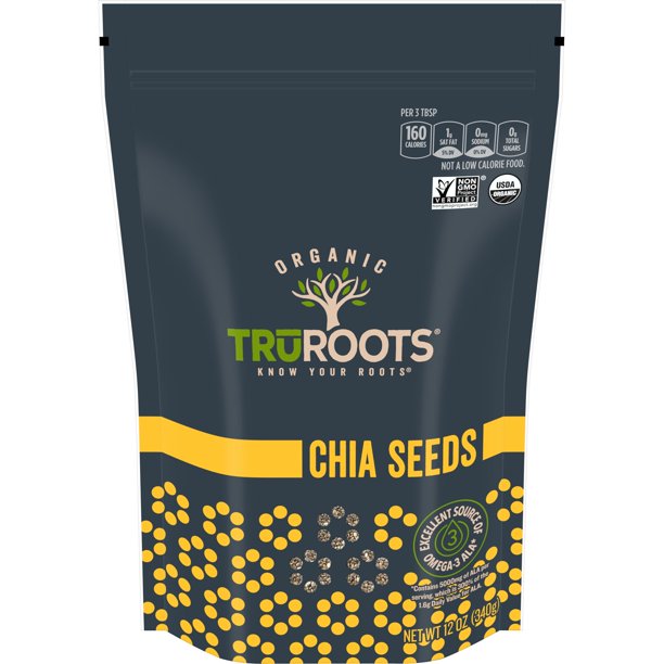 truRoots Organic Chia Seeds, 12Ounce