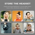 thumbnail image 6 of FENGGUIQU Black Plastic Headphone Stand for Gaming Headsets, Desk Organizer Rack Holder for Headphones and Accessories, 6 of 6