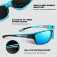 thumbnail image 3 of Woaeety Sports Polarized Sunglasses for Fishing 100% UV Protection, 3 of 7