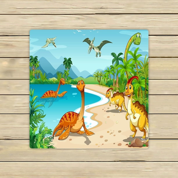 ECZJNT Dinosaurs living beach Beach Bath Towels Shower Towel For Home
