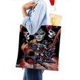 thumbnail image 4 of Birds of Prey Bolso de tela con estampado de lienzo para mujer, bolsa de compras reutilizable y estética, con cremallera interior, regalo para mujer,38*45cm., 4 of 6