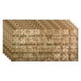 thumbnail image 1 of FASÄDE Traditional 10 Decorative Vinyl 2ft x 4ft Glue Up Ceiling Panel in Bermuda Bronze (5 Pack), 1 of 5