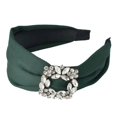 thumbnail image 4 of Cloth Wrapped Headwear Fashion Accessory Sparkly Hair Accessories for Ladies Women Engagement Meeting 12.5*6cm 1Pack, 4 of 5