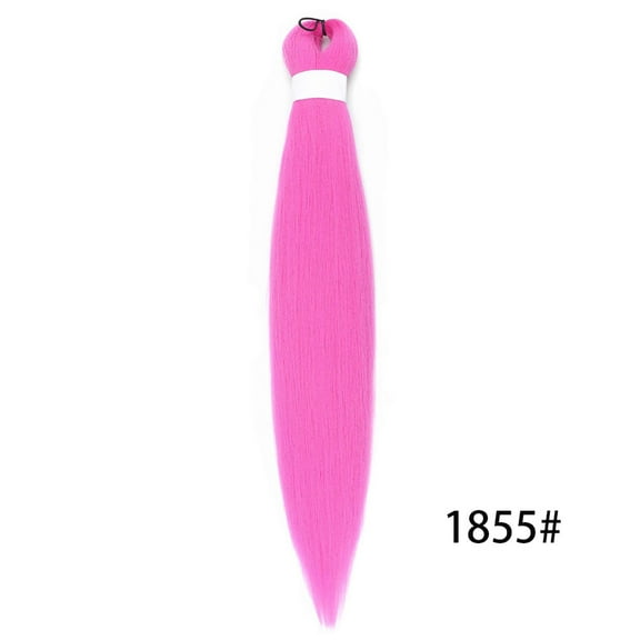 XmhyTop 3PCS 26 Inch Pre-Stretched Synthetic Braiding Hair, Knotless Twist Extensions with Vibrant Colored Options for Easy Styling, PINK B