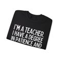 thumbnail image 3 of Funny Saying Teacher Learning School Sarcastic Teac Gildan 18000 Sweatshirt, 3 of 4