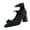 Black, variant on Wensltd Women High Heels Dressy Versatile Spring and Summer Point Toe Thick Heeled Shoes for Women