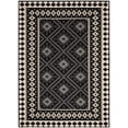 thumbnail image 4 of Safavieh Veranda Black Indoor Outdoor Rug - 4' x 5'7", 4 of 5