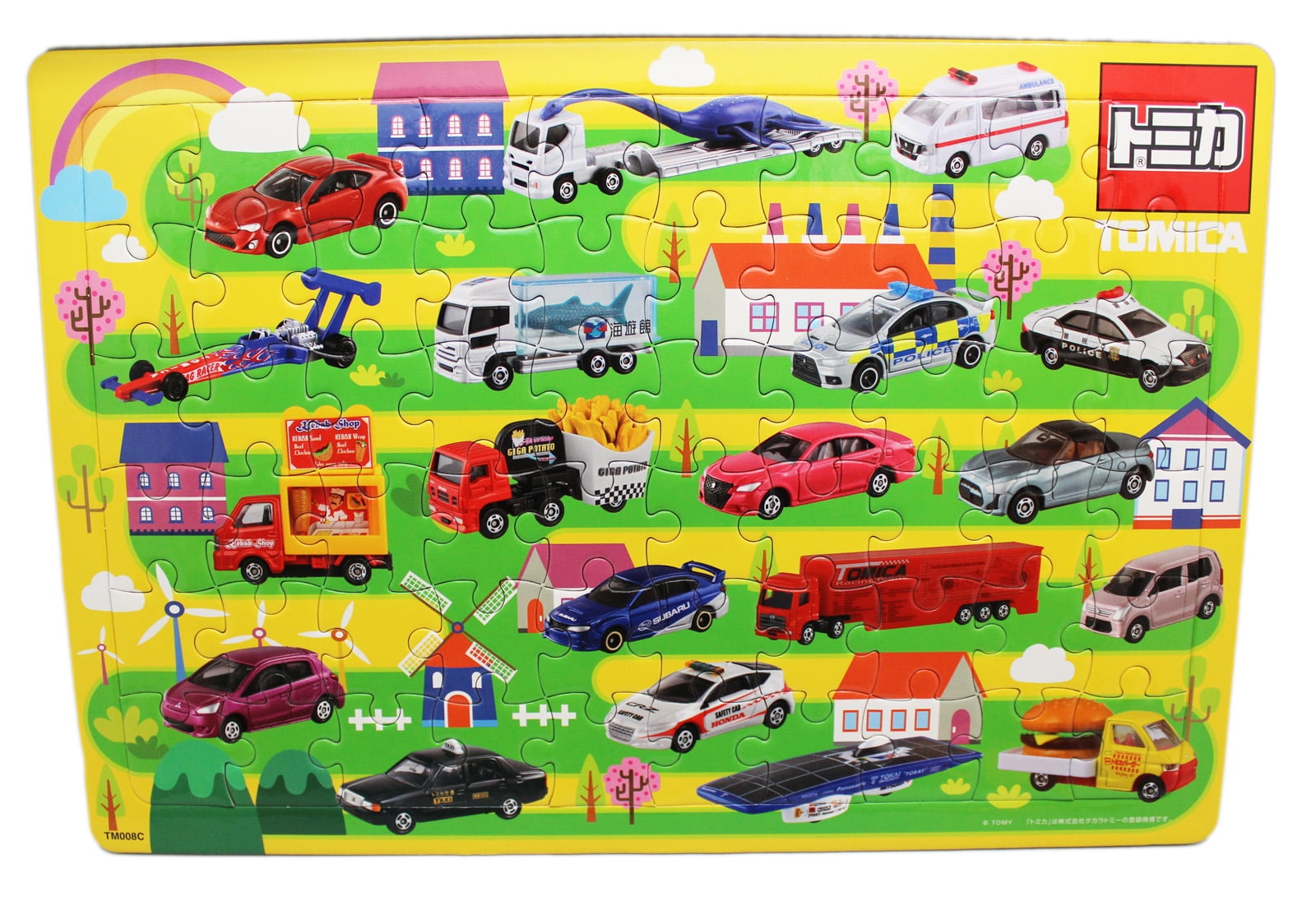 Tomica Assorted Cars and Trucks Kids Jigsaw Puzzle (60pc)
