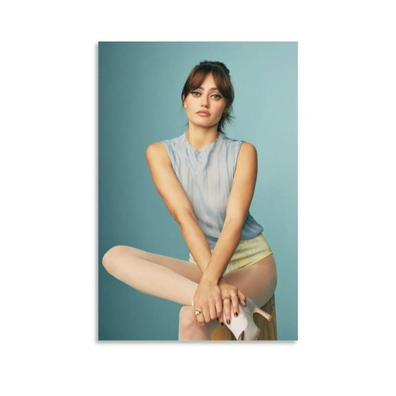 Ella Purnell Poster Actress (2) Canvas Poster Wall Art Picture Prints Hanging Photo Gift Idea Decor Home Posters Artworks