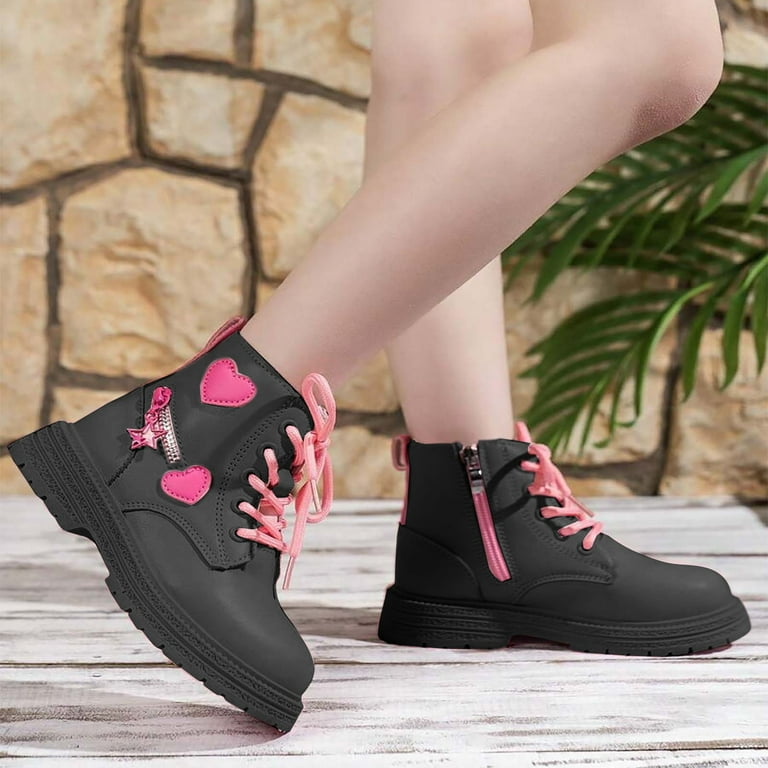 Hessimy Girls Knee High Fashion Riding Boots Youth/Toddler(Big