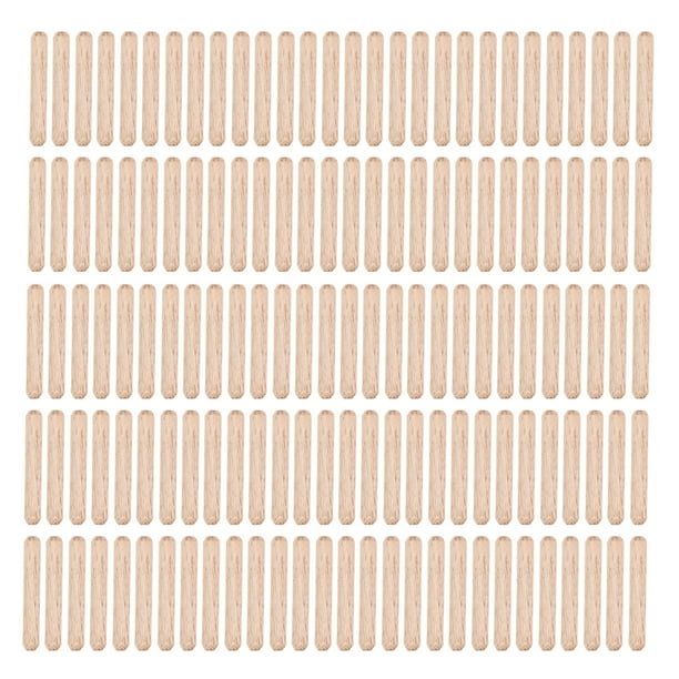 Dowel Wood Wooden Fluted Pin Furniture Pegs Shaft Dowels Round Metric Woodworking Rods Needle