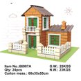 thumbnail image 4 of Nuevo jardín de plantación, pequeño albañil, dos en uno, construcción de casa para niños, arquitecto, bricolaje, ladrillo de simulación, juguete, 4 of 5