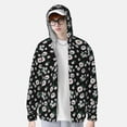 thumbnail image 3 of Xecao Daisies Flowers for Sun Shirt-A lightweight, hoodie-style long-sleeve UV protection garment designed for other outdoor activities., 3 of 9