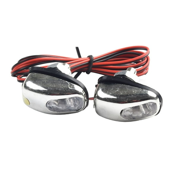 sailesiti Replace Your Worn out Wiper Nozzle with LED Blue Light Windshield Washer Wiper Spray 2pcs for Better Performance