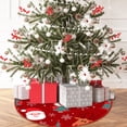 thumbnail image 4 of Christmas Clearance 30Inch Christmas Tree Skirt Winter Snowflake Tree Skirt Soft Thick Plush Tree Skirt for Christmas Tree Decoration, 4 of 7