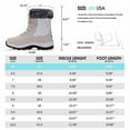 thumbnail image 3 of Women’s Snow Boot Waterproof Lace Up Mid-Calf Outdoor Winter Rubber Sole Deep Tread, 3 of 6