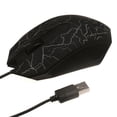 thumbnail image 1 of Pequeño Especial En Forma De 3 Botones Usb Con Cable Luminoso Gamer Computer Gaming Mouse Minnieouse EL008809-00, 1 of 5