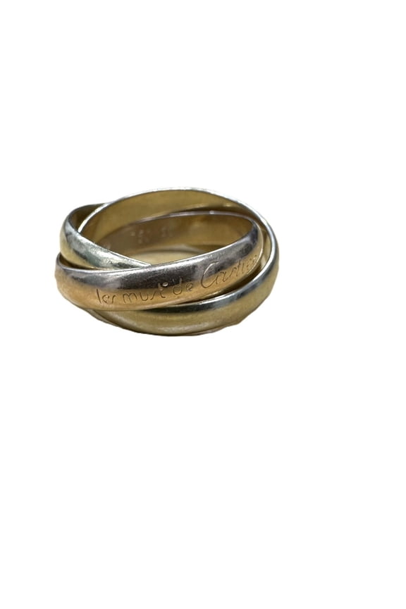 Pre-Owned CARTIER Trinity Ring #50, 18K Gold, 7.05g
