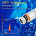 thumbnail image 5 of Dive Strobe Beacon Diving Signal Light Mini Underwater 150M Scuba Tank Light LED Night Dive Flashing Marker Light Red, 5 of 5