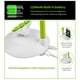 thumbnail image 5 of Lámpara de escritorio LED con soporte para teléfono Base USB Recargable Luz nocturna Control táctil Atenuación continua, 5 of 8