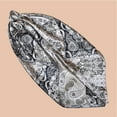 thumbnail image 4 of ZQUUVOU 35” Large Square Satin Head Scarf for Women Silk Like Cashew Fashion Print Head Wrap Shawl Beach Hair Wrapping Gray, 4 of 5