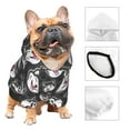 thumbnail image 5 of Yiaed HUSKY Face Print Dog Hoodie Security Pet Dog Costume Pets Dog Hoodie Sweatshirt with Pocket for Small Dogs-Medium, 5 of 5