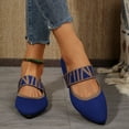 thumbnail image 2 of Ballerines en Tricot pour Femmes Chaussures Habillées Mode Décontractées Léopard Bout Pointu Mocassins à Enfiler Chaussures de Marche Automne, 2 of 6