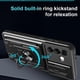 thumbnail image 4 of For Samsung Galaxy S25 Case PC + TPU Kickstand Phone Back Cover with Camera Slider - Titanium Grey, 4 of 5