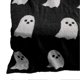 thumbnail image 2 of Ghosts Blanket Soft Comfortable Breathable Halloween Throw Blanket for Watching TV Camping Black White 100x150cm/39x59in 650g/22.9oz, 2 of 3