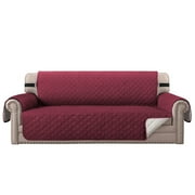 CJC Non-slip Sofa Cover Reversible Quilted Couch Slipcover Waterproof Tear Resistant Furniture Protector for Kids Pets, 3 Sizes & 9 Colors