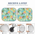 thumbnail image 6 of Xecao Cute Pineapples for Foldable Car Sun Shades (2-Pack) offer sun protection with an easy-fold design for convenient windshield shading., 6 of 7