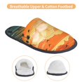 thumbnail image 3 of Balery Tropical Sunset Paradise Pantuflas de Casa de Felpa Silenciosas con Diseño Estampado, Zapatillas Cómodas Antideslizantes de Algodón para Interior-Medium, 3 of 8
