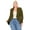 Olive, variant on Women's Plus Size Solid Long Sleeve Waist Length Open Front Office Blazer Jacket