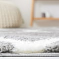 thumbnail image 4 of SAFAVIEH Tahoe Thelma Quatrefoil Shag Area Rug, 6'7" x 8'7", Grey/White, 4 of 8
