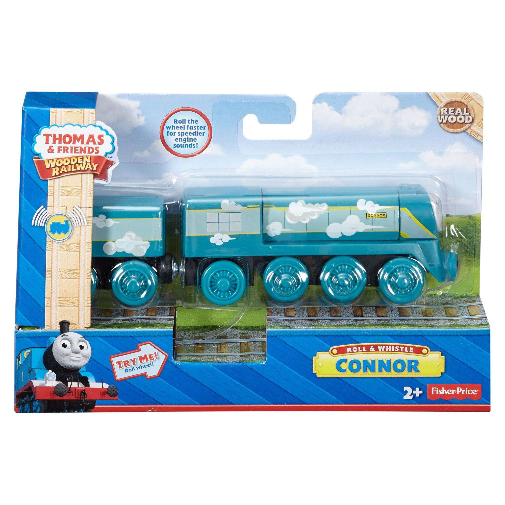 Battery Operated Roll & Whistle Connor Fisher-Price Thomas & Friends Wooden Railway 