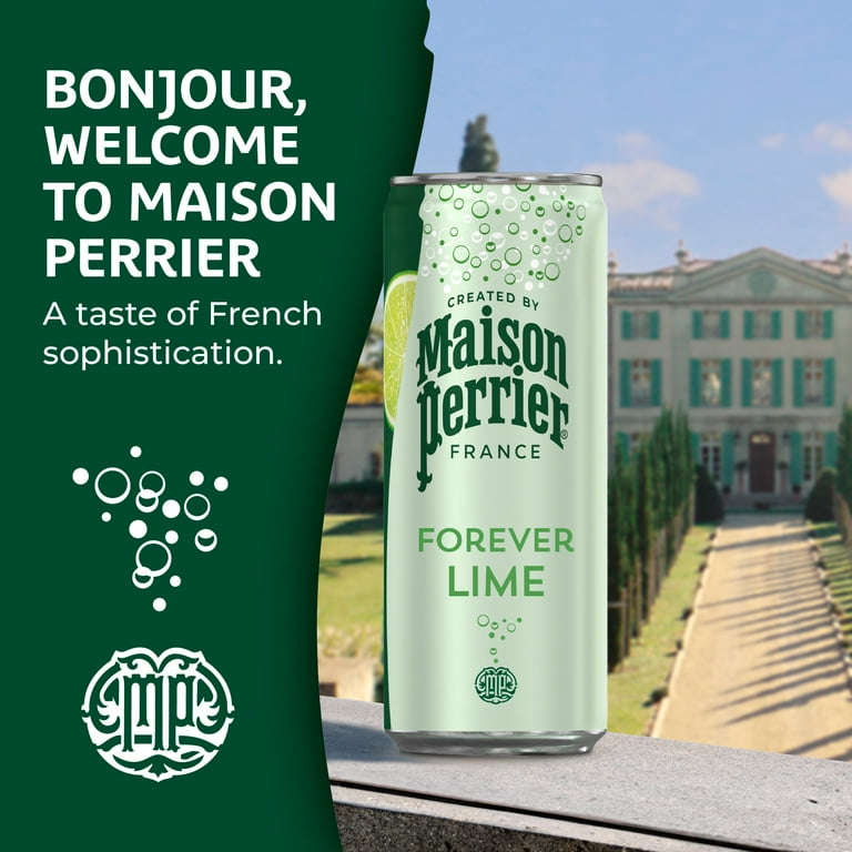 Maison Perrier Forever Lime Sparkling Water, 11.15 fl oz, 24 Pack photo 3