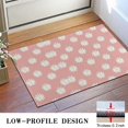 thumbnail image 3 of Pink Daisy Flower White Blooms Pattern Door Rugs,Washable Non Slip Door Mats Indoor,Decorative Door Mats,Entry Mat Indoor for Entrance,Bedroom,Kitchen,Bathroom,16"x24", 3 of 6