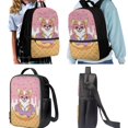 thumbnail image 2 of Jeiento Cute Corgi Backpack for School Girls 6-8 8-10 Bookbag with Lunch Box for Kids Ice Cream Elementary Middle School Bag Lunchbox Pencil Case Water Bottle Holder Shoulder Bag Set Pink, 2 of 6