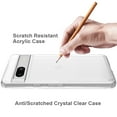 thumbnail image 2 of Allytech Google Pixel 7A Case with Screen Protector, Clear Transparent Acrylic Anti-Yellow Shockproof Anti-Scratch Slim Fit Lightweight Case Cover for Google Pixel 7A 6.1" 2023 - Clear, 2 of 6