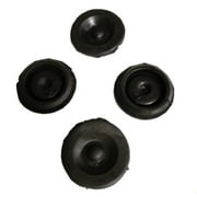RAParts (4) New Black Rubber Grease Plug Hub Dust Caps for AL-KO Trailer Camper RV Axle