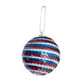 thumbnail image 2 of Diceymbol Patriotic Sequin Ball 6 Inch Sparkling Hanging Decor for 4th of July Parties, Memorial Day & Outdoor Celebrations, 2 of 6