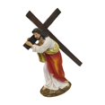 thumbnail image 4 of Estatua de resina con cruz de Jesús, figura de regalo, obra de arte, figura religiosa, escultura, decoración de escritorio para gabinete, oficina,, 4 of 10