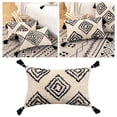 thumbnail image 1 of de almohada de tiro bohemio, de cojín de con mechones suaves, de cojín para el sofá del coche del hotel para hogar del Los 30x50cm BLESIY boho tiro fundas de almohada, 1 of 5