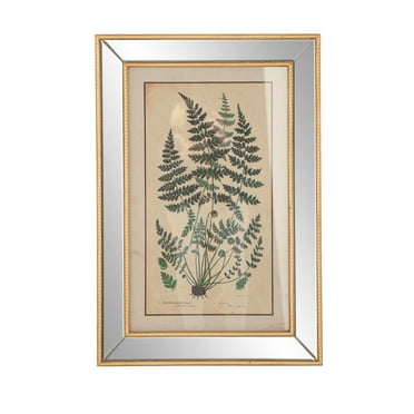 Studio 350 Modern 28 x 19 Inch Leaf-Designed Framed Wall Plaque by