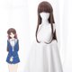 thumbnail image 3 of Peluca de disfraz de Tohru Honda de Anime FRUITS BASKET, pelo largo liso y marrón para fiesta, accesorios de pelo sintético para Halloween para chica Lolita, 3 of 5