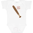 thumbnail image 3 of Inktastic Baseball Bat and Ball Boys or Girls Baby Bodysuit, 3 of 5