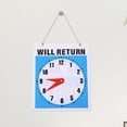 thumbnail image 1 of OULII 3Pcs Open Closed Business Sign in Assorted Color PVC Safety Warning for Cafe, 1 of 7