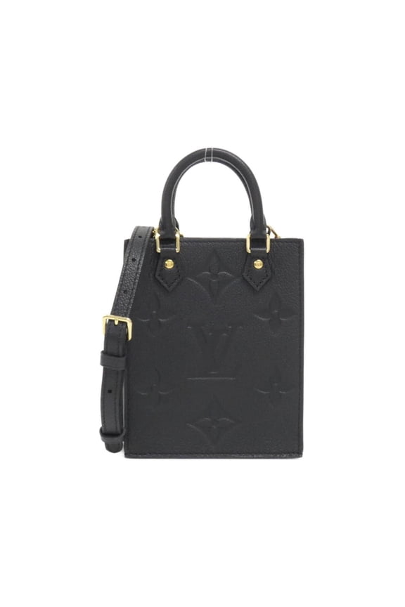 Pre-Owned Louis Vuitton Monogram Empreinte Petite Sac Plat M81417 Handbag