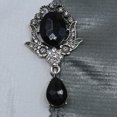 thumbnail image 4 of sweethay 10 Uds. Pin de flor para mujer, pasador de pecho de aleación de Zinc con diamantes de imitación, adornos de traje a la moda, joyería Ropa, zapatos y accesorios Miscelánea Negro, 4 of 6